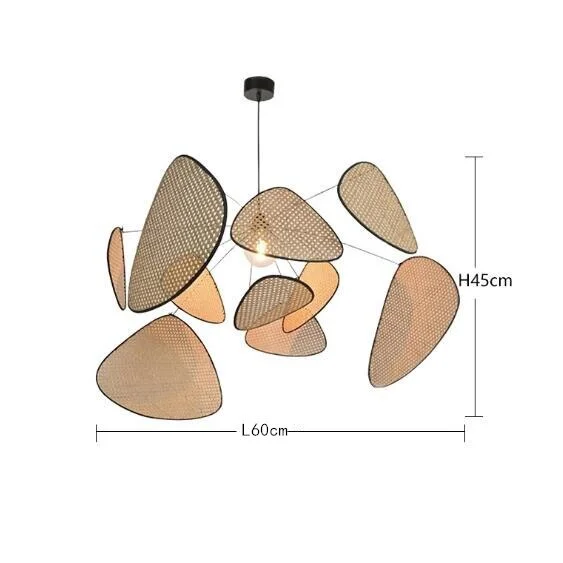 CANNAGE WOVEN RATTAN CEILING LAMP | CL9996302XN