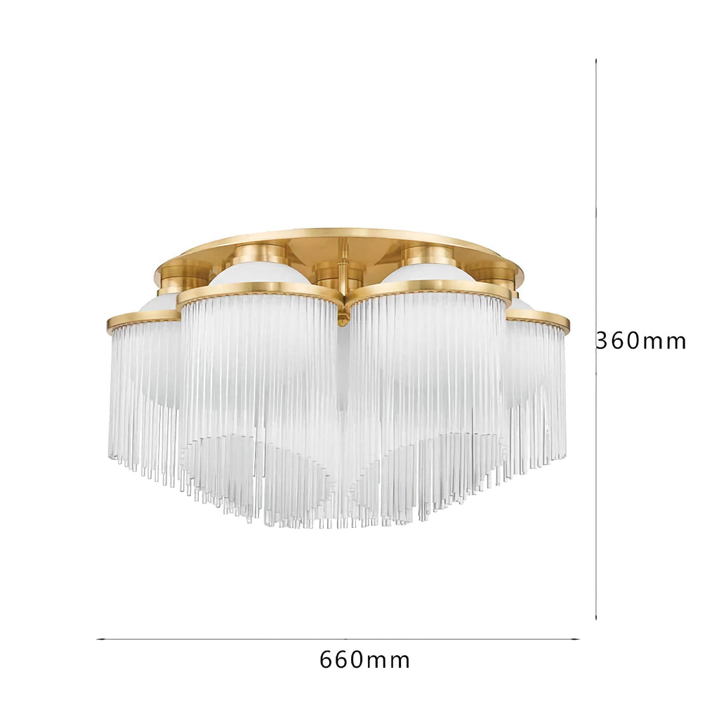 CELESTIAL CRYSTAL FLUSH MOUNT | CLPOP013