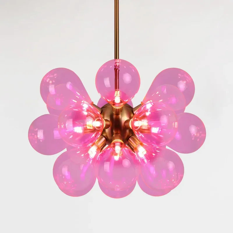 CELESTIAL SPHERE GLASS BUBBLE CHANDELIER