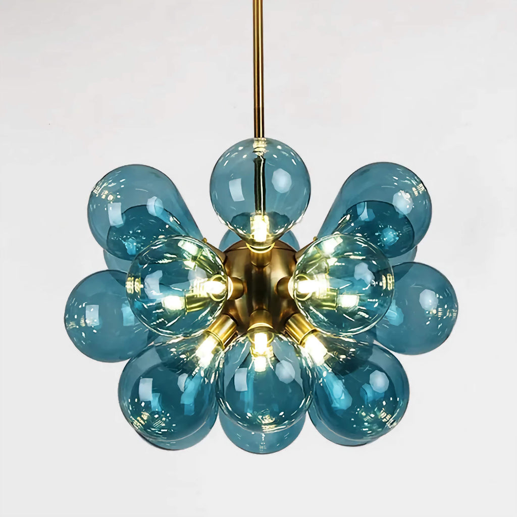 CELESTIAL SPHERE GLASS BUBBLE CHANDELIER