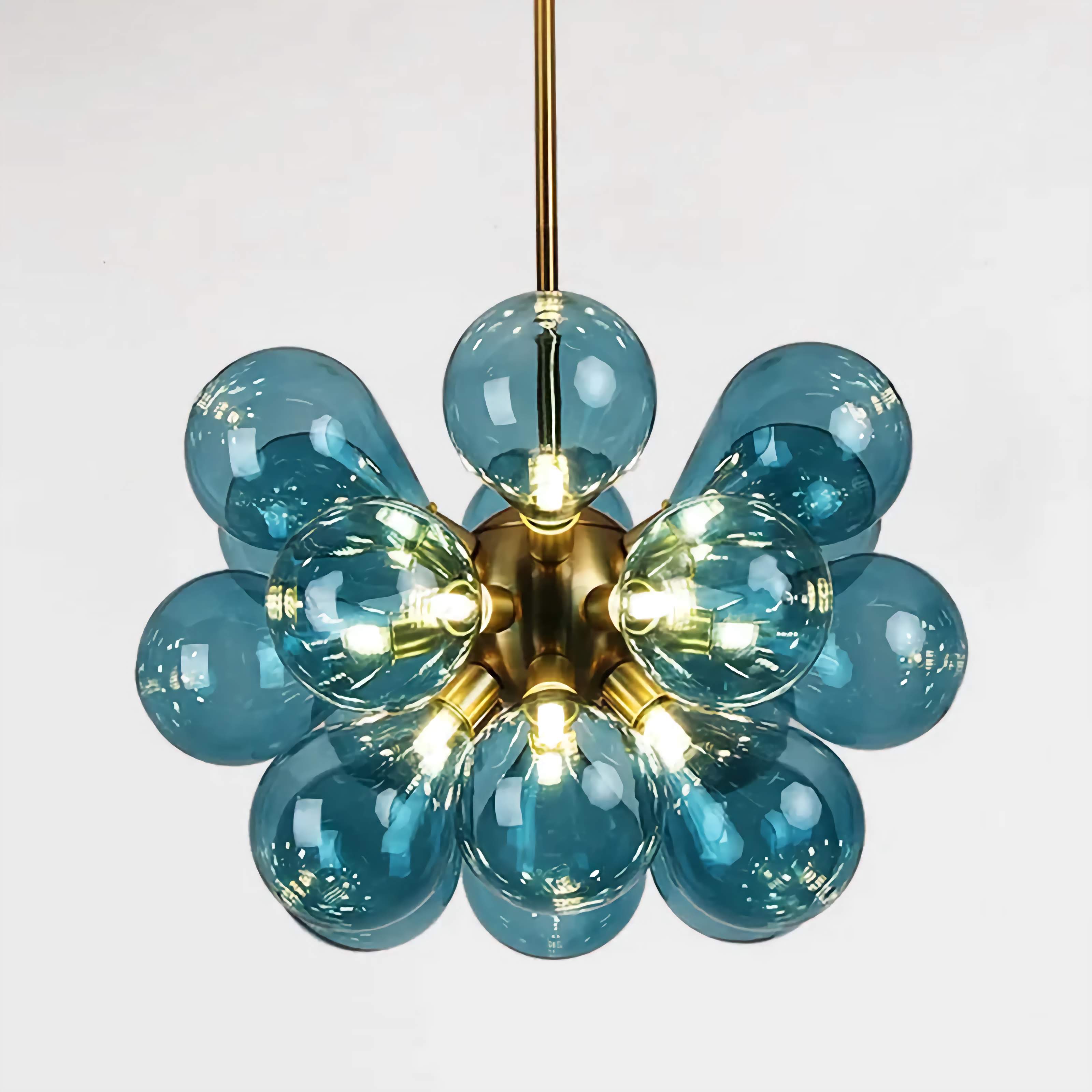 CELESTIAL SPHERE GLASS BUBBLE CHANDELIER