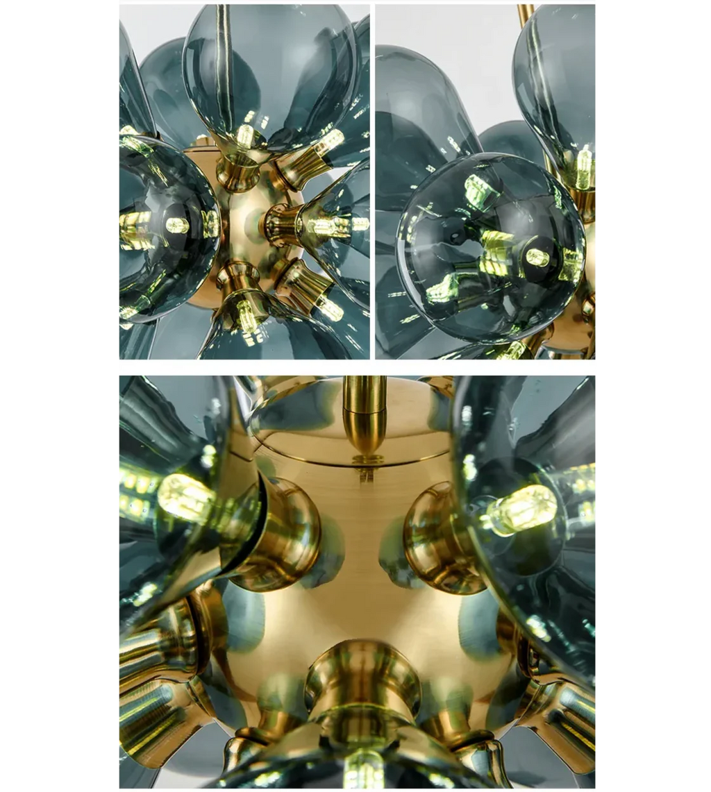 CELESTIAL SPHERE GLASS BUBBLE CHANDELIER