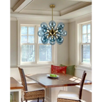 CELESTIAL SPHERE GLASS BUBBLE CHANDELIER