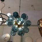 CELESTIAL SPHERE GLASS BUBBLE CHANDELIER