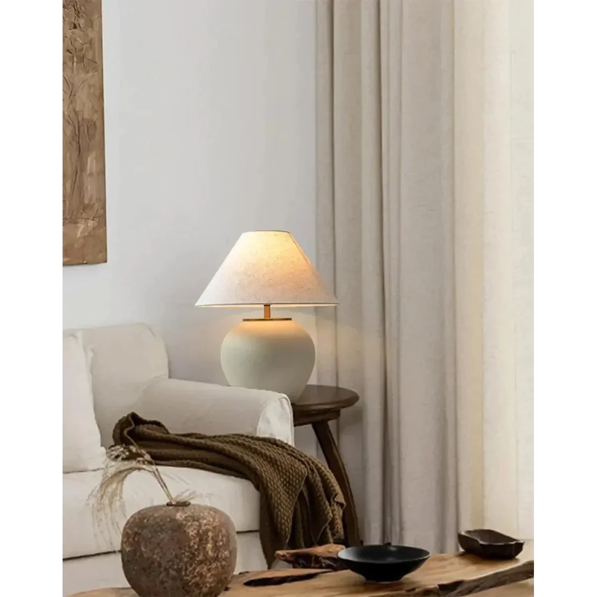 CERAMIC LED TABLE LAMP CHIARA SERIES | CLVG8950