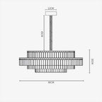 CHARLES TIERED CRYSTAL CHANDELIER | CLHVY025