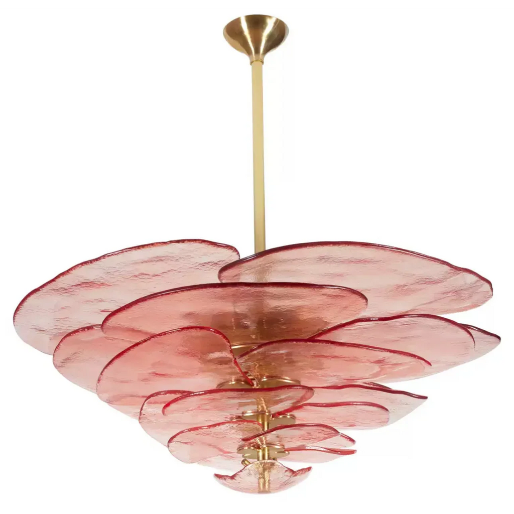 CLEAR FIORE ART DECO GLASS CHANDELIER | CLZL896620C