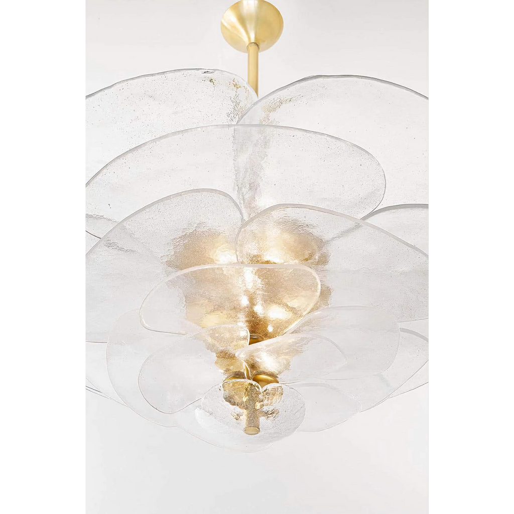 CLEAR FIORE ART DECO GLASS CHANDELIER | CLZL896620C