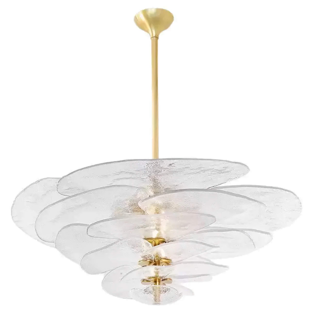 CLEAR FIORE ART DECO GLASS CHANDELIER | CLZL896620C