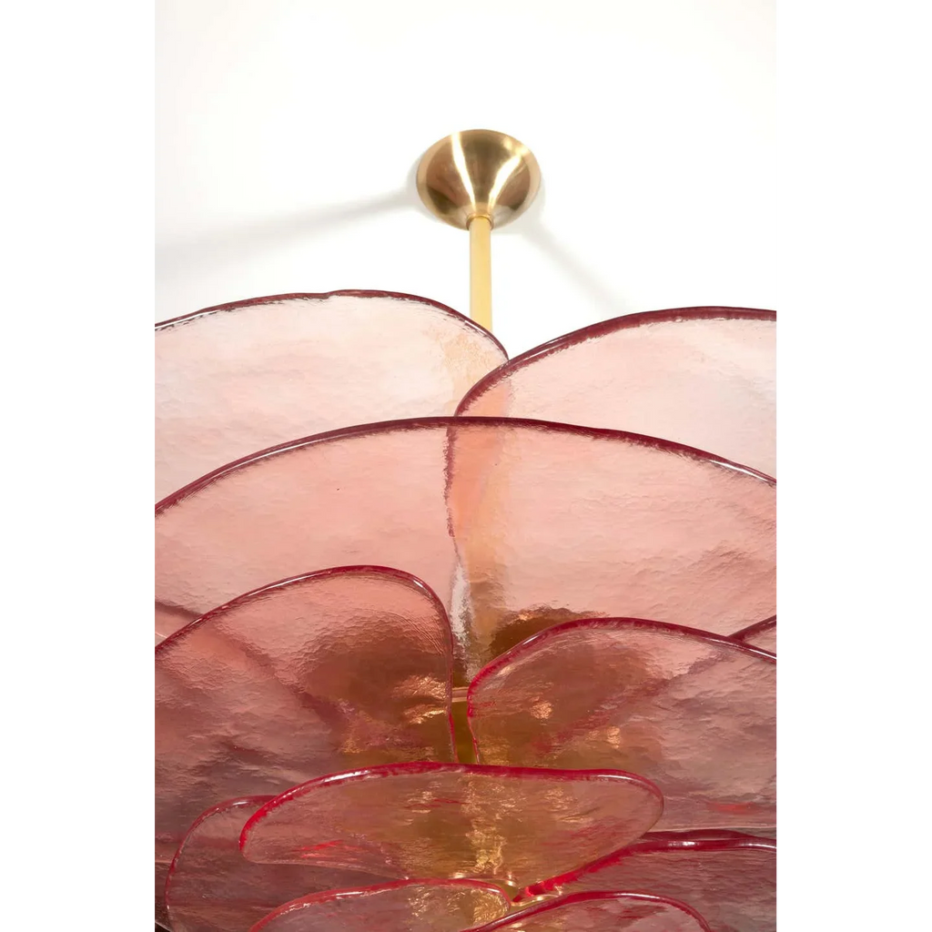 CLEAR FIORE ART DECO GLASS CHANDELIER | CLZL896620C