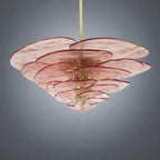 CLEAR FIORE ART DECO GLASS CHANDELIER | CLZL896620C