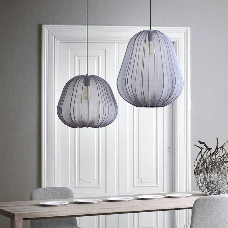 COCOON CLOTH PENDANT LIGHTS