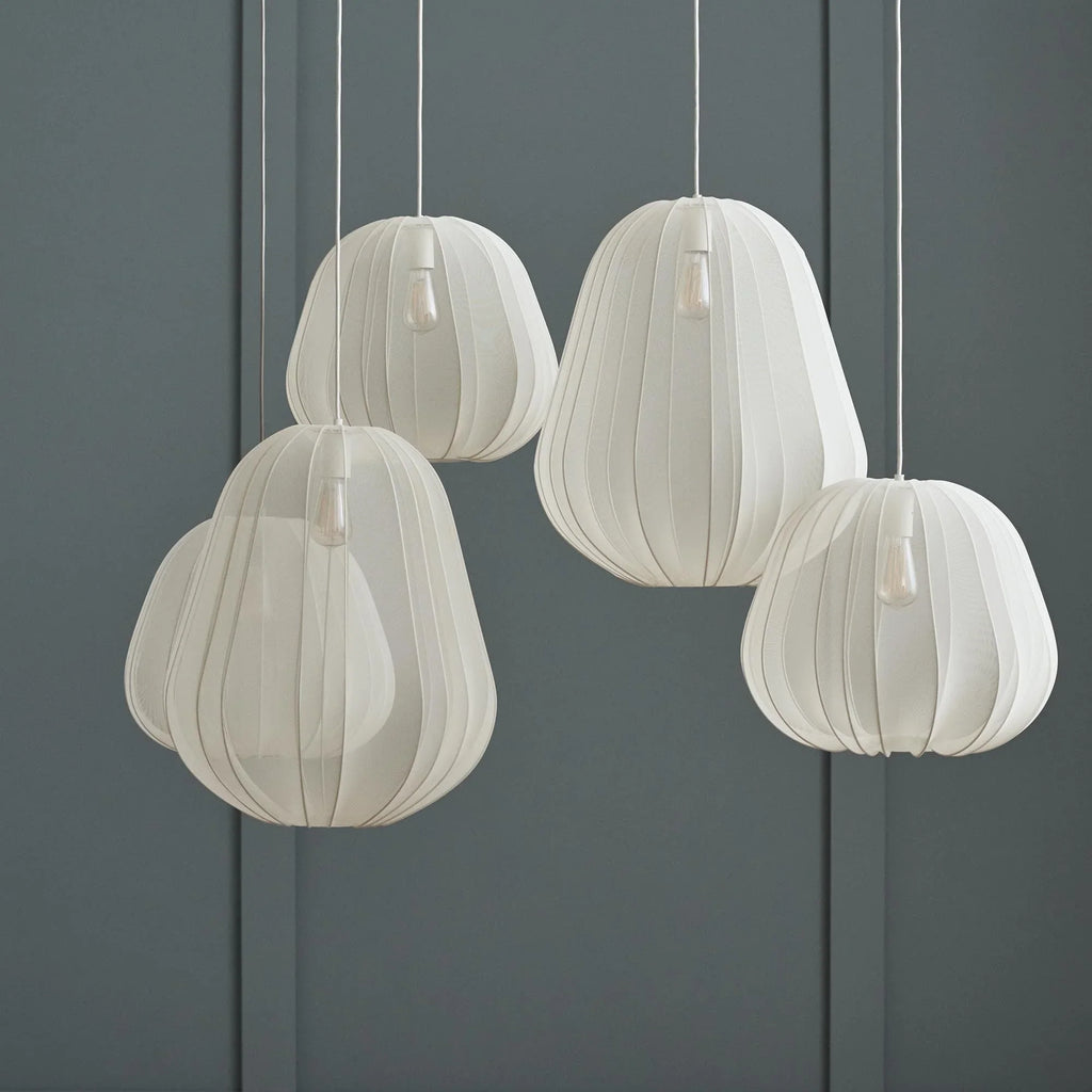 COCOON CLOTH PENDANT LIGHTS
