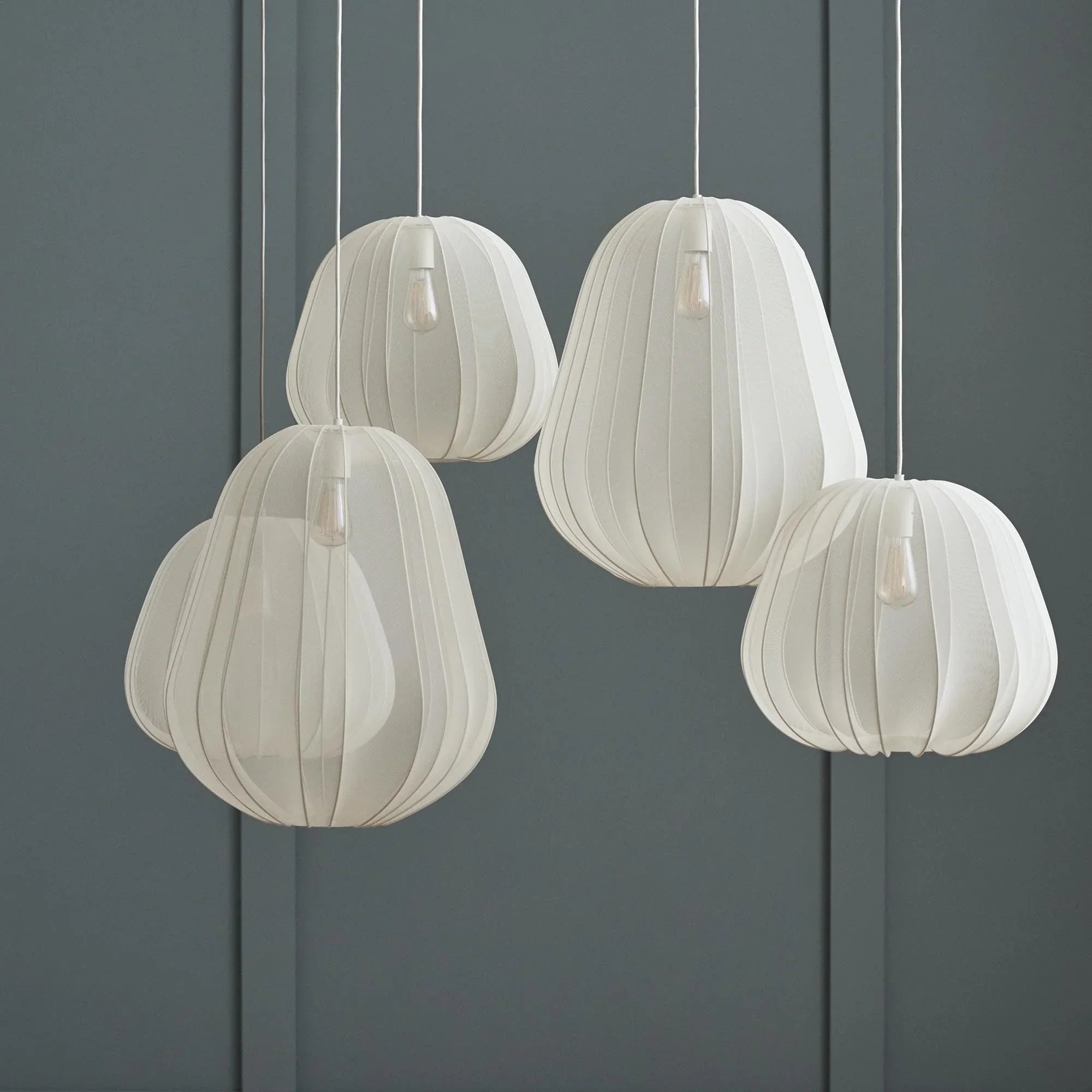 COCOON CLOTH PENDANT LIGHTS