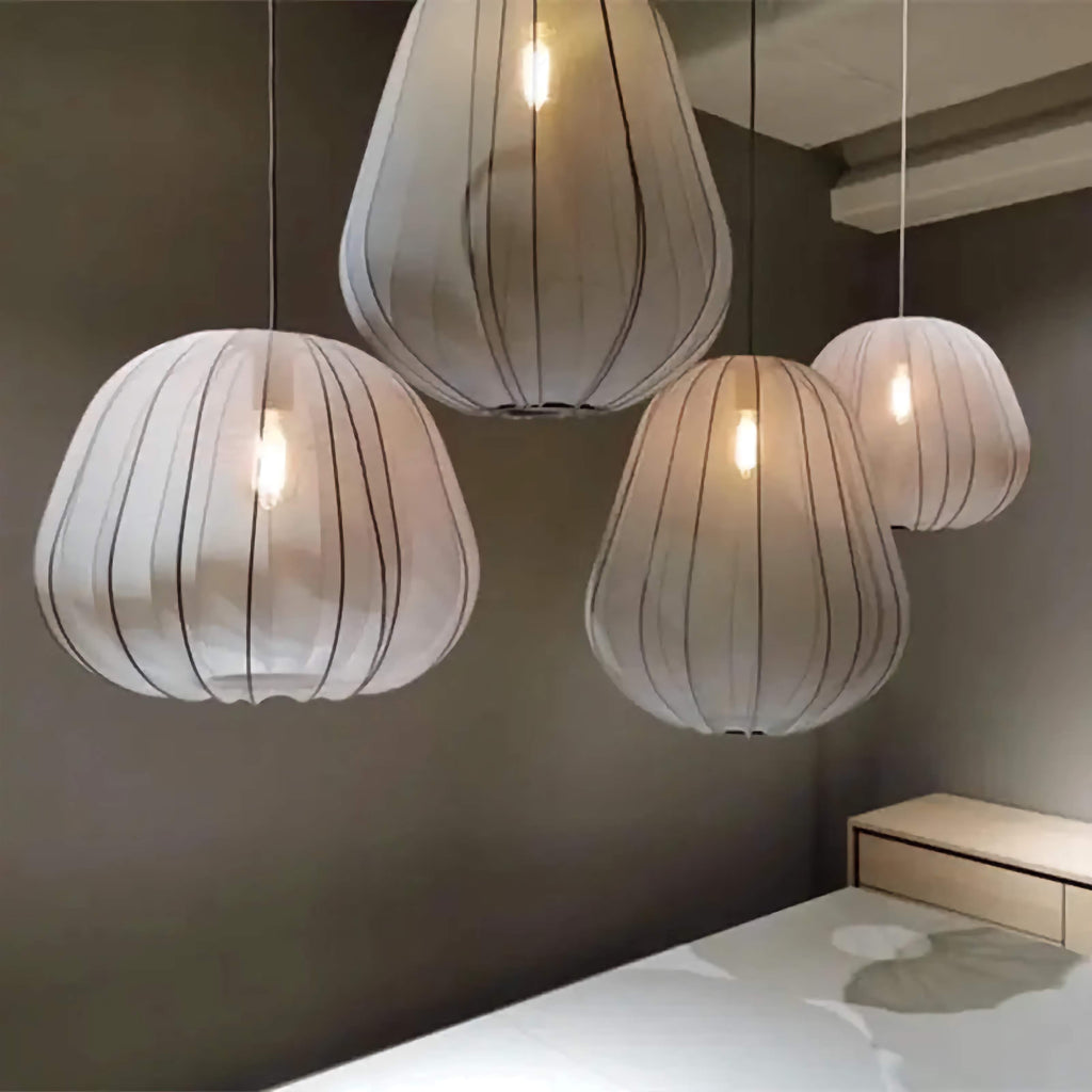COCOON CLOTH PENDANT LIGHTS