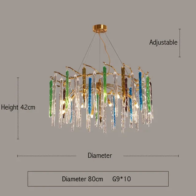 COLORFUL CRYSTAL CHANDELIER | CL87L44