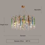 COLORFUL CRYSTAL CHANDELIER | CL87L44