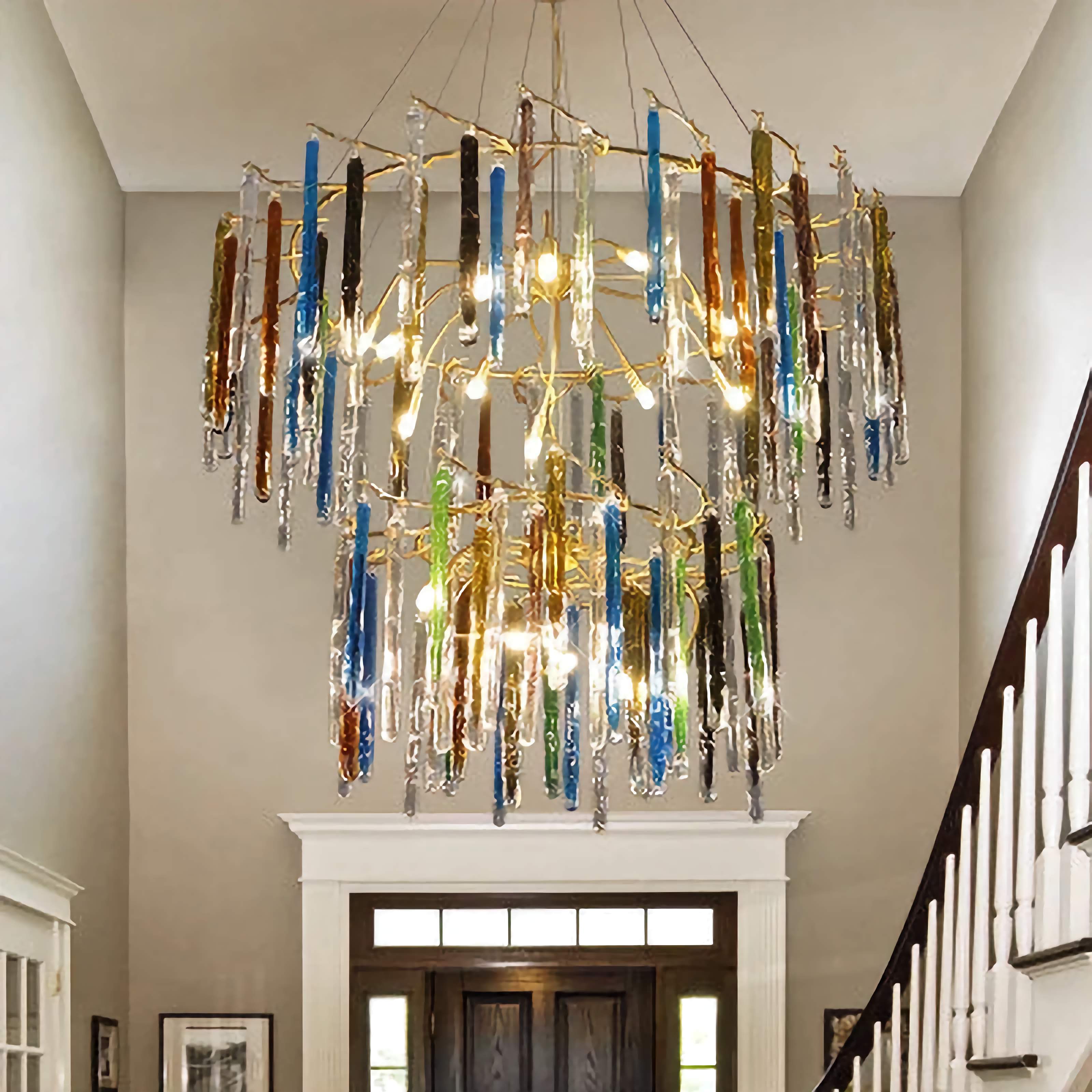 COLORFUL CRYSTAL CHANDELIER | CL87L44