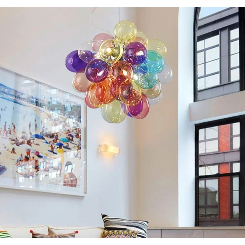 COLORFUL GLASS BALLOON PENDANT LAMPS | DESIGN CLP87852X