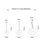 COLORFUL GLASS BALLOON PENDANT LAMPS | DESIGN CLP87852X