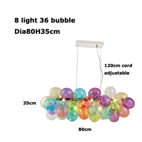 COLORFUL GLASS BALLOON PENDANT LAMPS | DESIGN CLP87852X