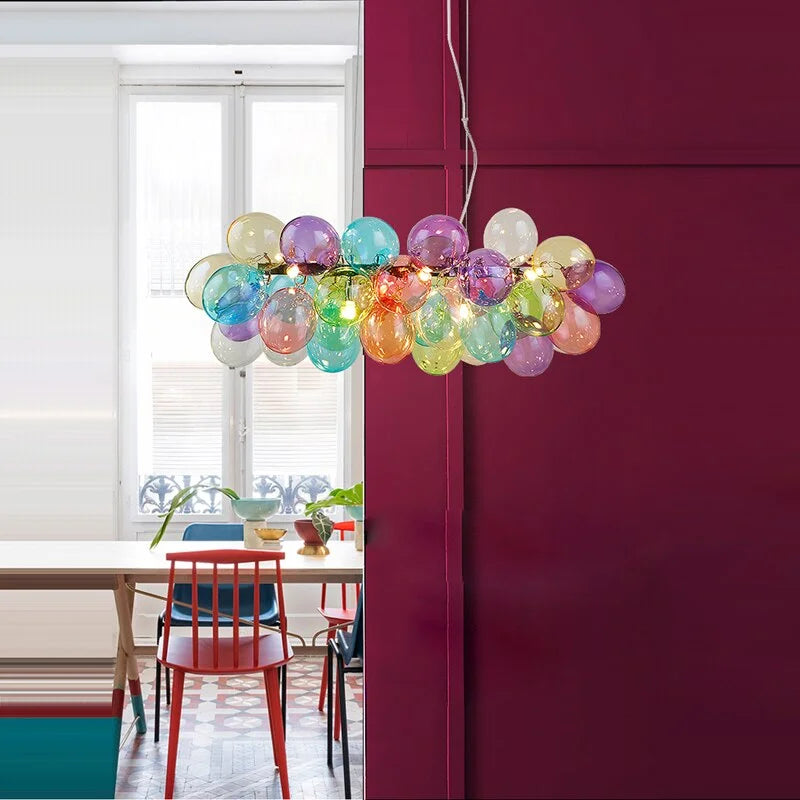 COLORFUL GLASS BALLOON PENDANT LAMPS | DESIGN CLP87852X