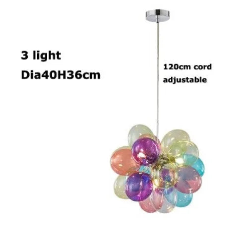 COLORFUL GLASS BALLOON PENDANT LAMPS | DESIGN CLP87852X
