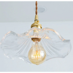 COLORFUL GLASS FLOWERS COPPER PENDANT LIGHTING | MARENO DESIGN CL743