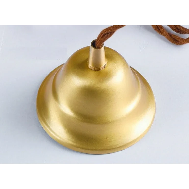 COLORFUL GLASS FLOWERS COPPER PENDANT LIGHTING | MARENO DESIGN CL743