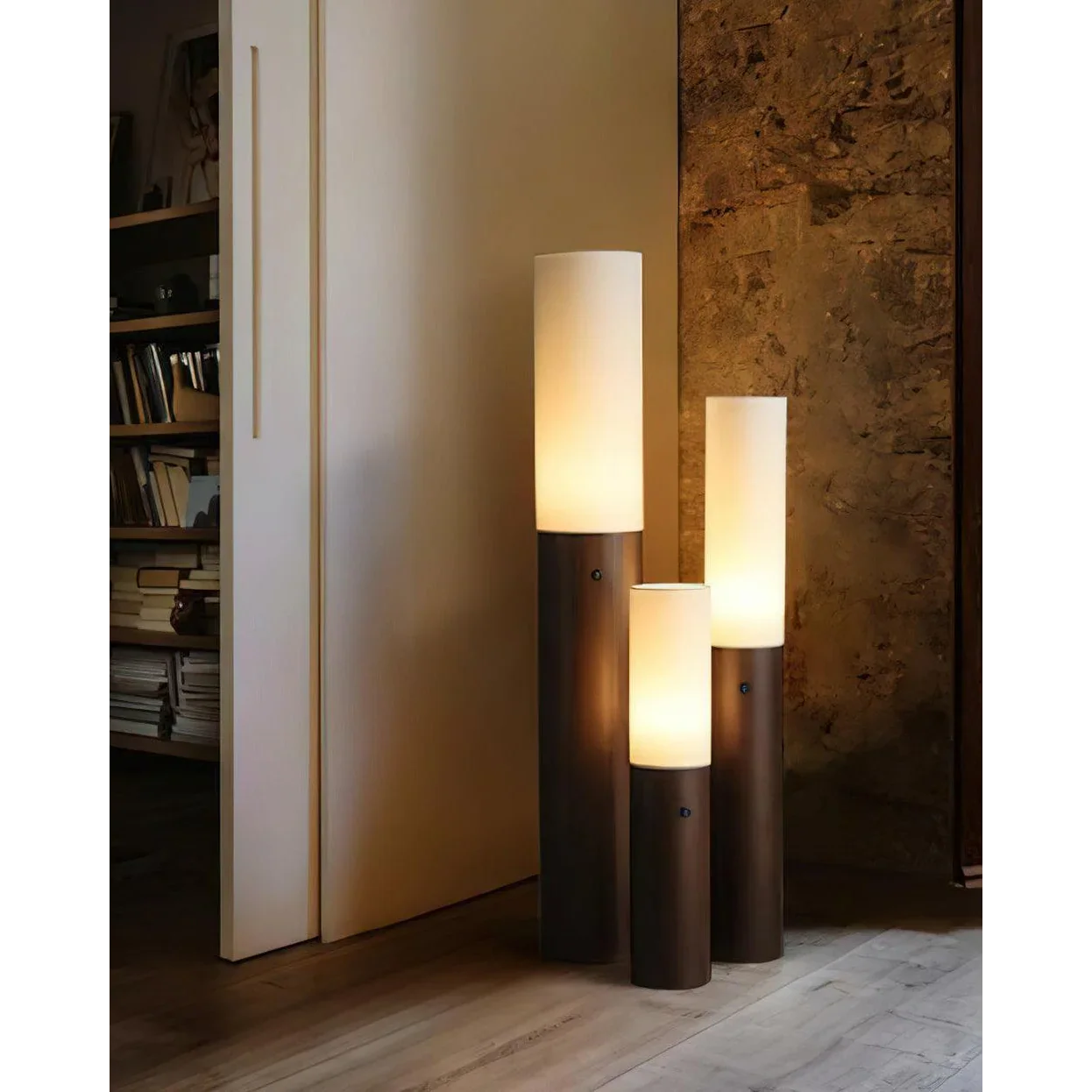 COLUMNAR WOOD FLOOR LAMPS | CLWAB25S