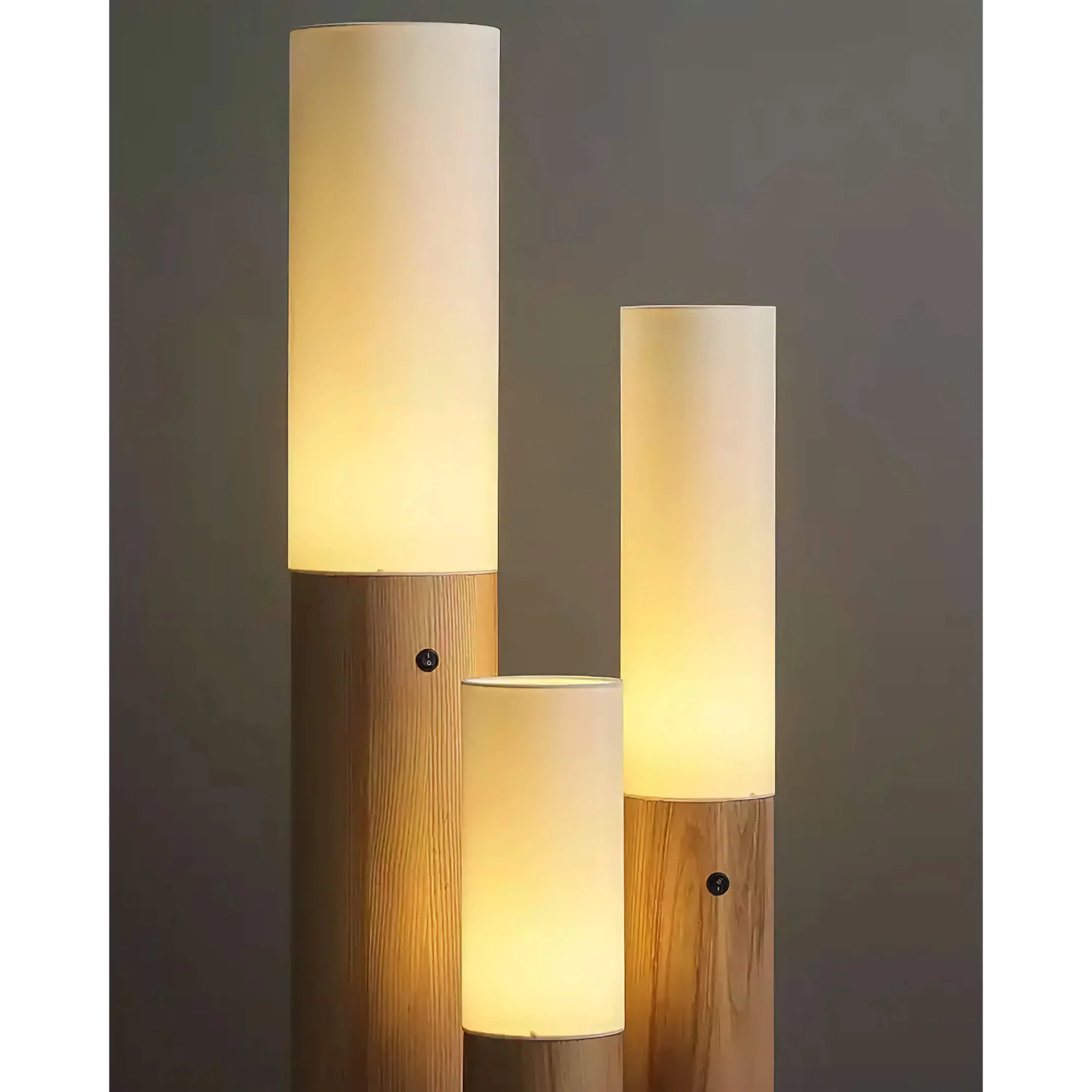 COLUMNAR WOOD FLOOR LAMPS | CLWAB25S