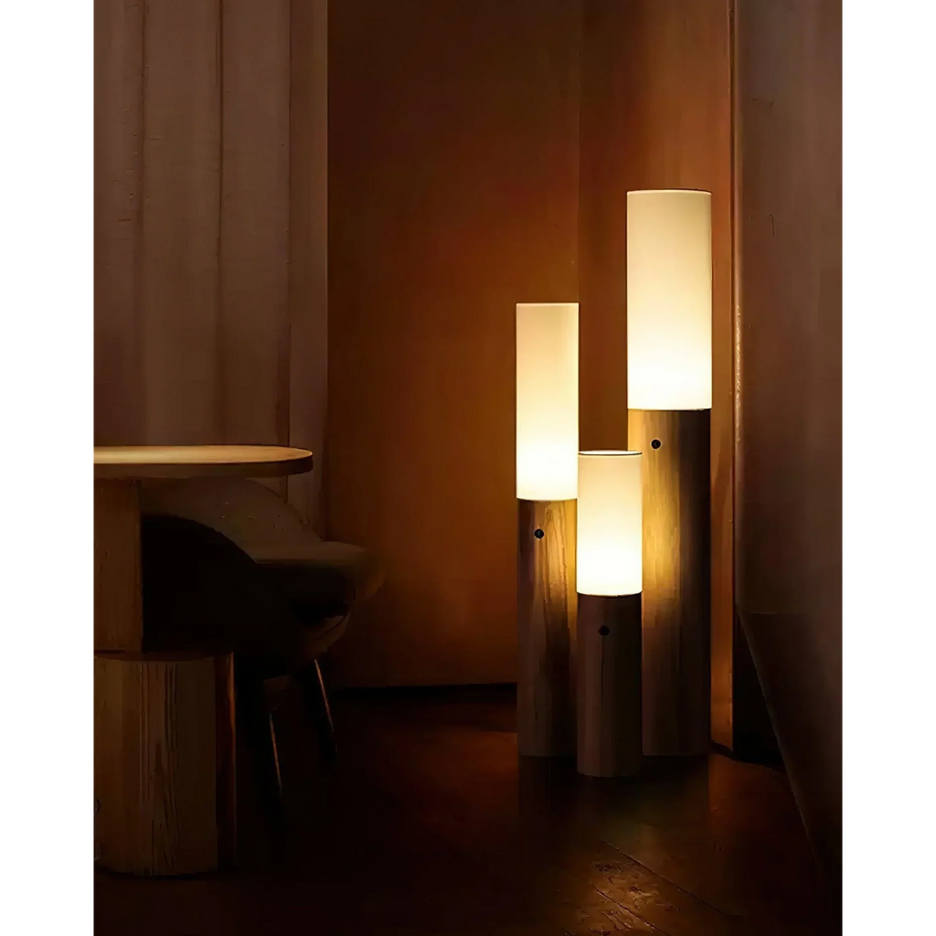 COLUMNAR WOOD FLOOR LAMPS | CLWAB25S