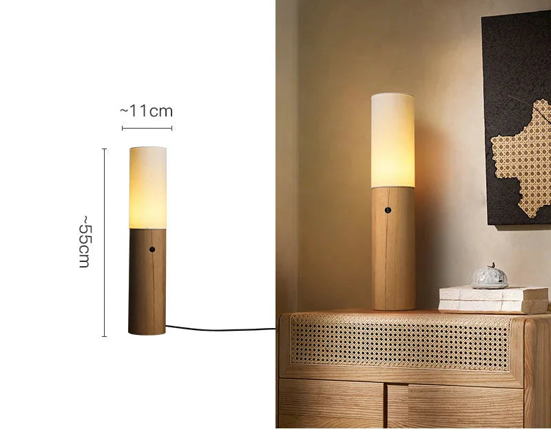 COLUMNAR WOOD FLOOR LAMPS | CLWAB25S