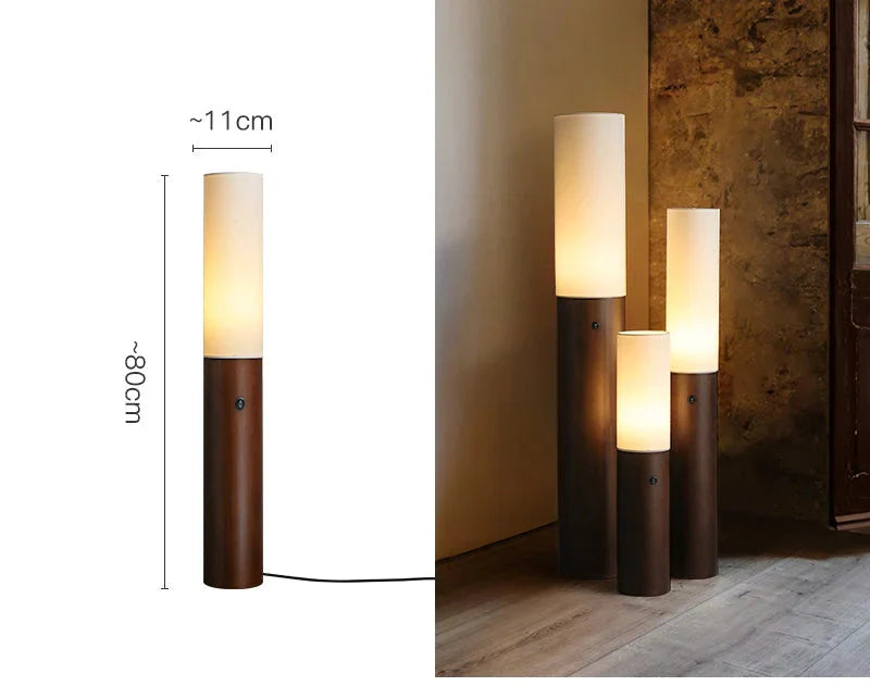 COLUMNAR WOOD FLOOR LAMPS | CLWAB25S