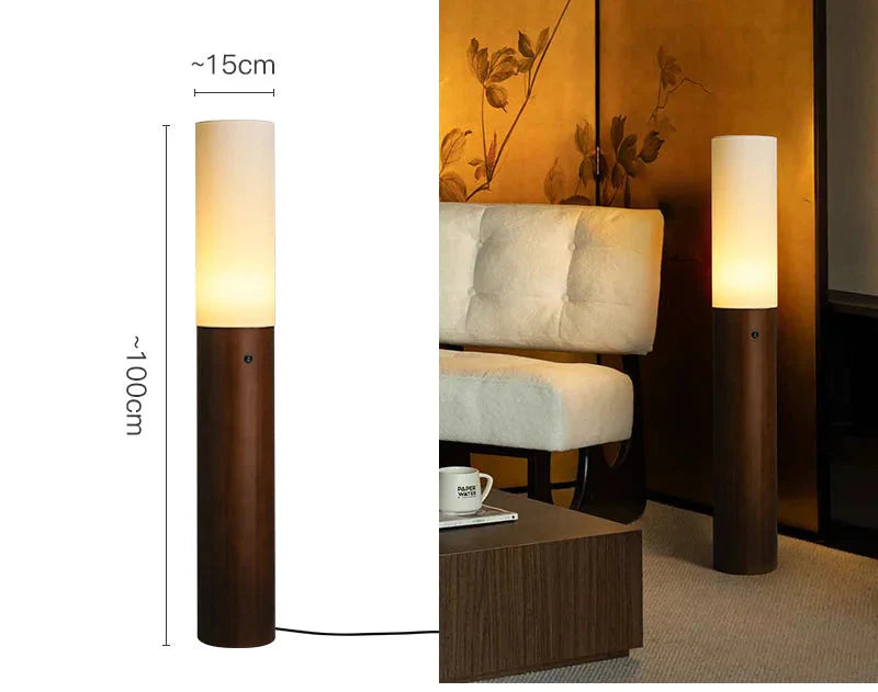 COLUMNAR WOOD FLOOR LAMPS | CLWAB25S