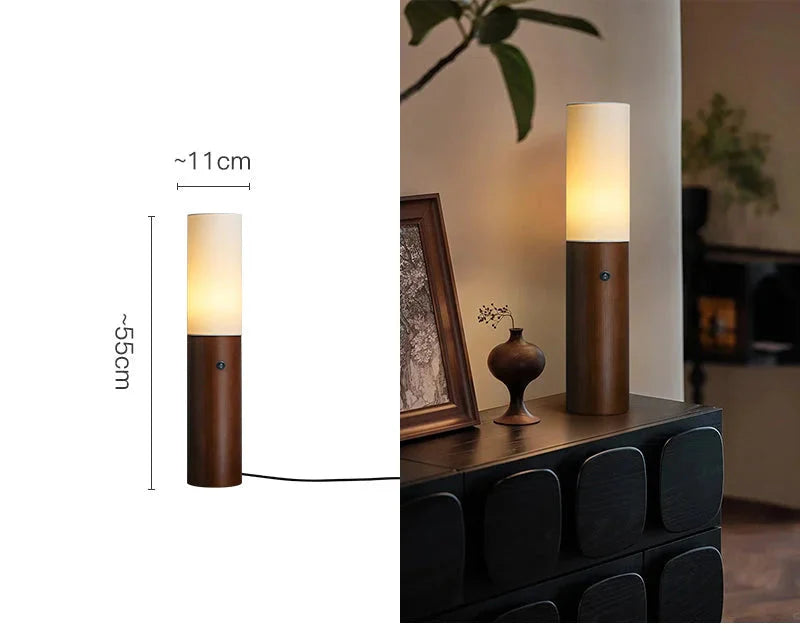 COLUMNAR WOOD FLOOR LAMPS | CLWAB25S