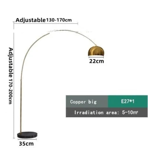 CONTEMPORARY METAL ARC FLOOR LAMP | CL1120147