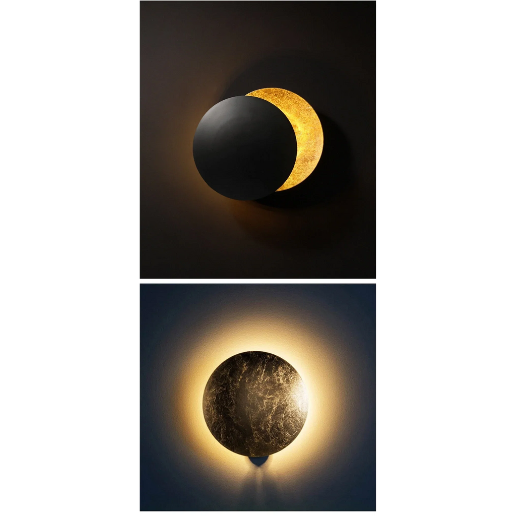 CONTEMPORARY METAL MOON WALL LAMP | CL478789