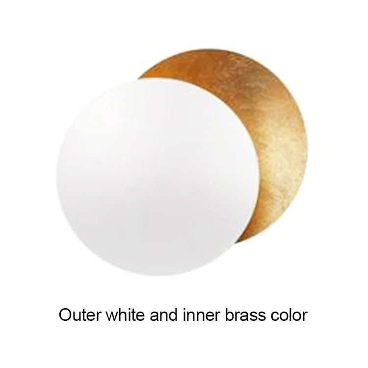 CONTEMPORARY METAL MOON WALL LAMP | CL478789