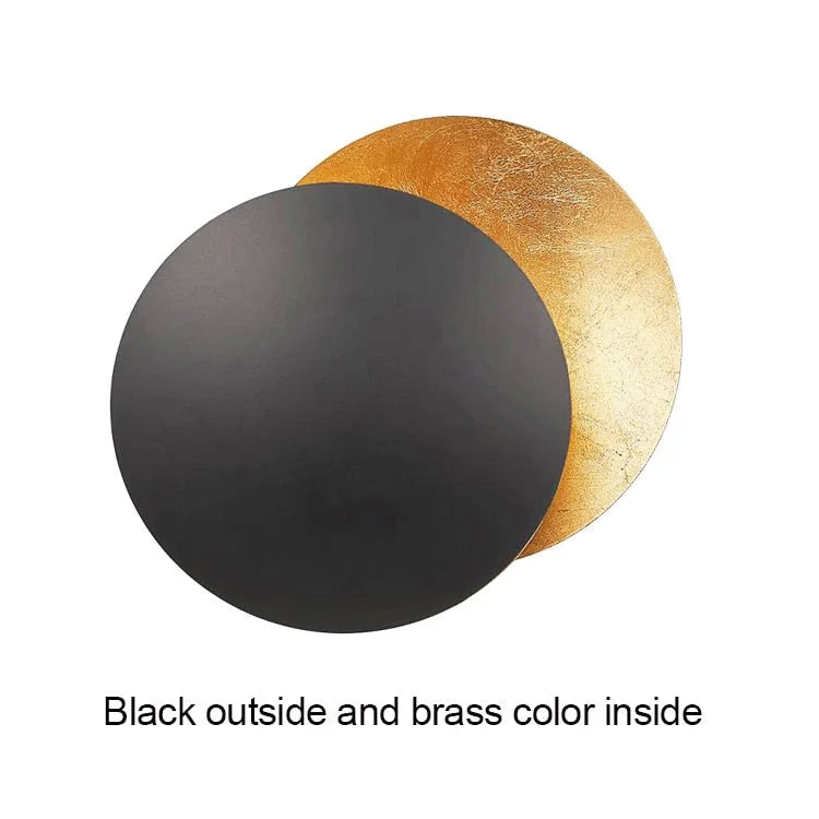 CONTEMPORARY METAL MOON WALL LAMP | CL478789