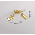 COPPER 2-LIGHTS TRACK LIGHTING FIXTURE | DESIGN CLXCP802