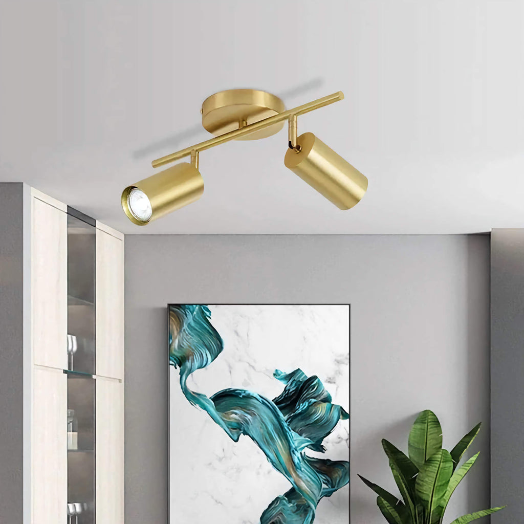 COPPER 2-LIGHTS TRACK LIGHTING FIXTURE | DESIGN CLXCP802