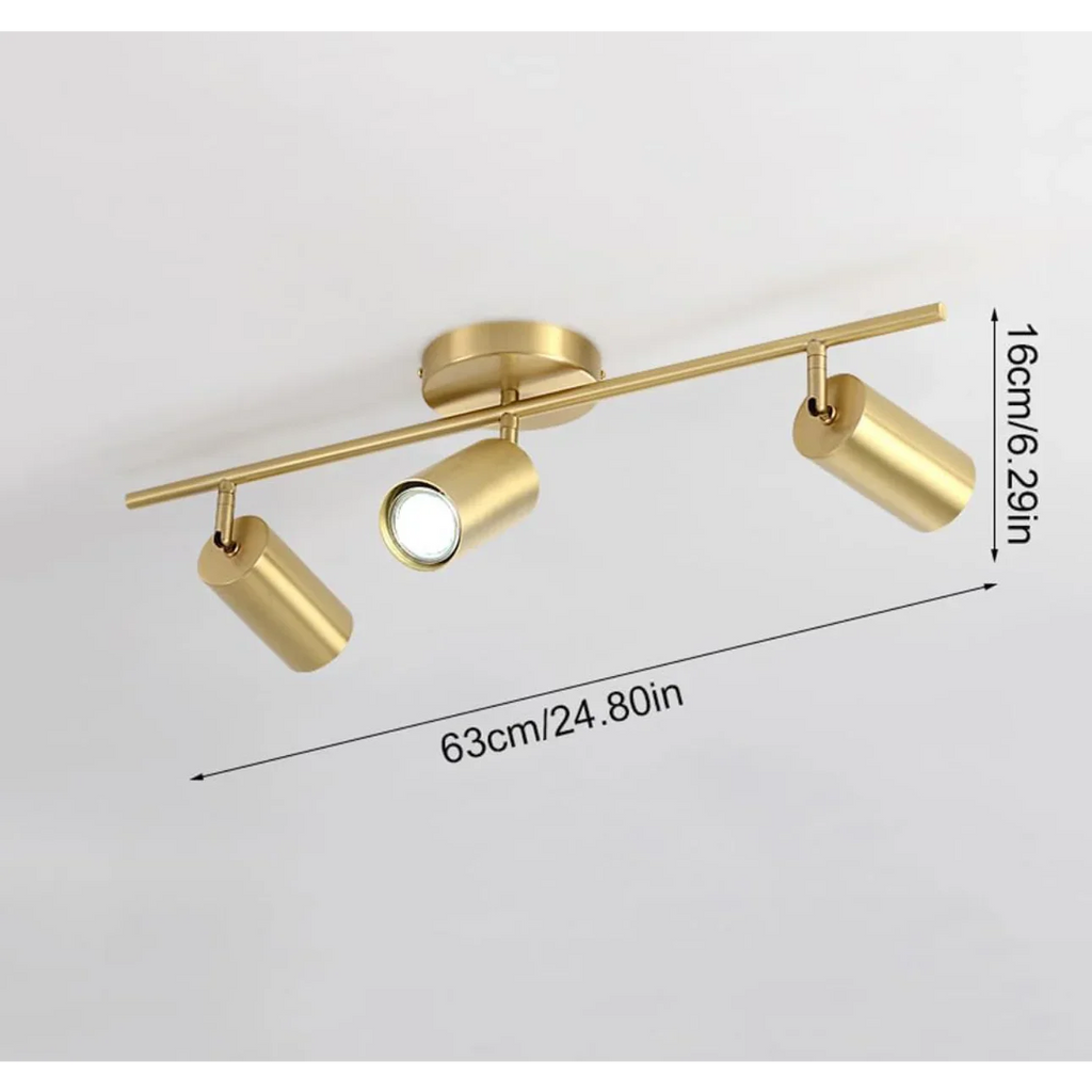 COPPER 3-LIGHTS TRACK LIGHTING FIXTURE | DESIGN CLXCP803