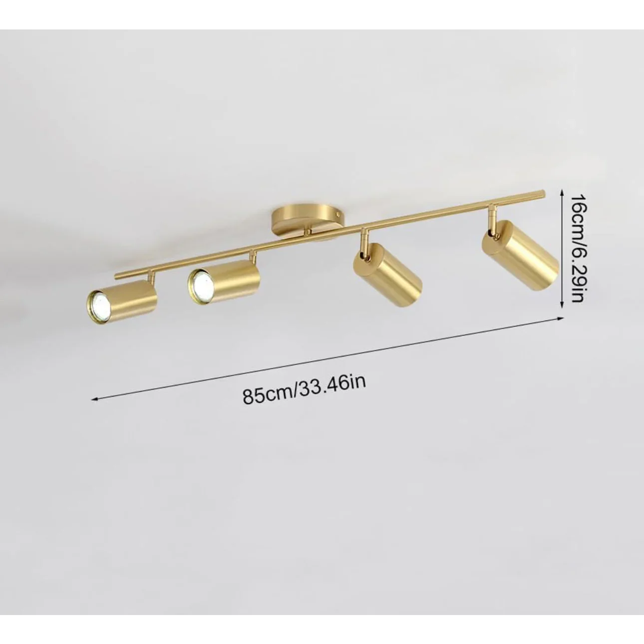 COPPER 4-LIGHTS TRACK LIGHTING FIXTURE | DESIGN CLXCP804