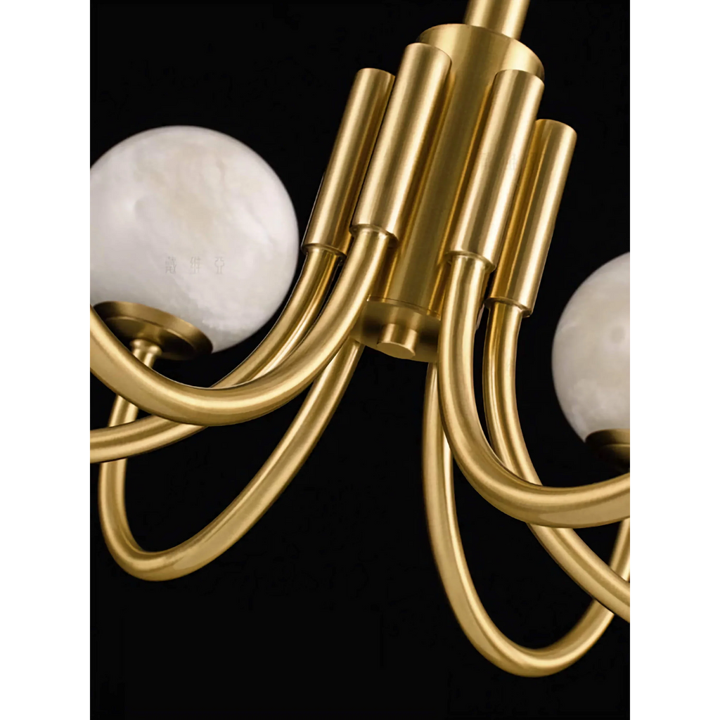 COPPER ALABASTER CHANDELIER | CLKKI1014