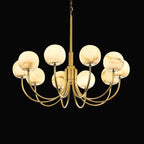 COPPER ALABASTER CHANDELIER | CLKKI1014