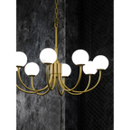 COPPER ALABASTER CHANDELIER | CLKKI1014