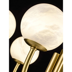 COPPER ALABASTER CHANDELIER | CLKKI1014