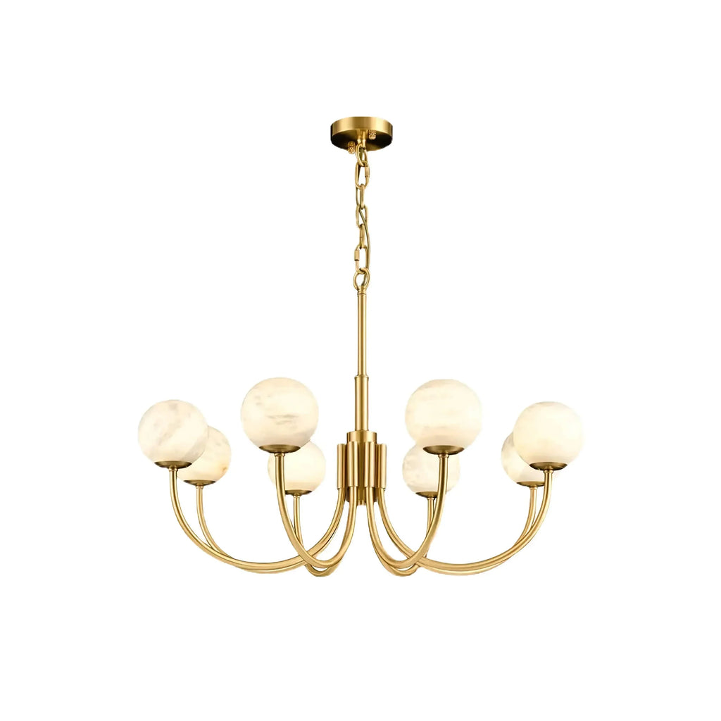 COPPER ALABASTER CHANDELIER | CLKKI1014