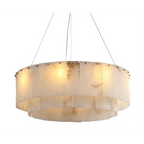 COPPER & ALABASTER CHANDELIER | CLNN025880